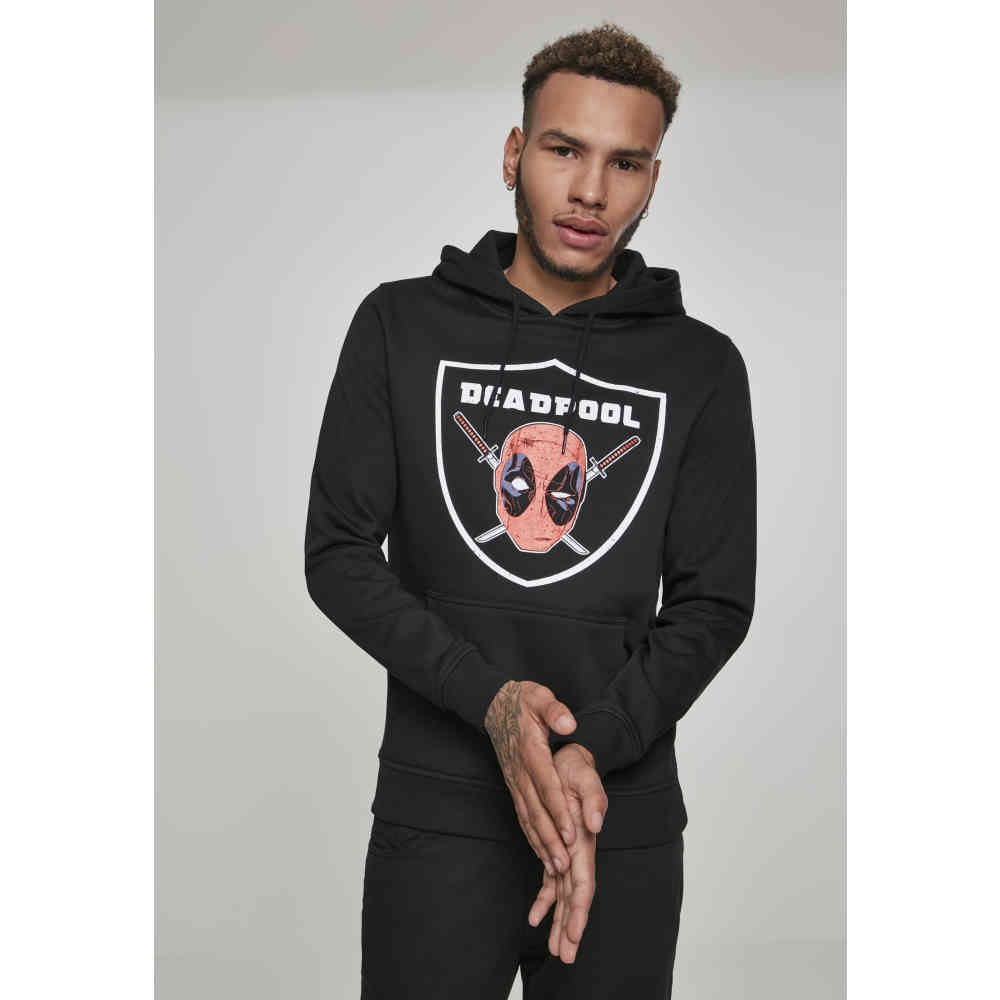 Marvel Marvel Deadpool Hoodie Deadpool Raider Black Deadpool hoodie | Etsy